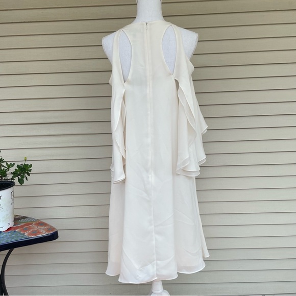 Halston Heritage Evening Collection Dress in Crème Size 14 (NWT) - Picture 3 of 11